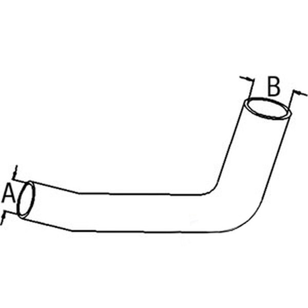 Aftermarket New Upper Radiator Hose Fits John Deere Tractor 4560 4755 4760 4955 4960 R109502 - main
